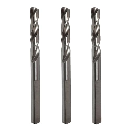 Saxton HSS Hole Saw Cutter Arbor Pilot Drill Bits 6.35mm x 80mm (3)