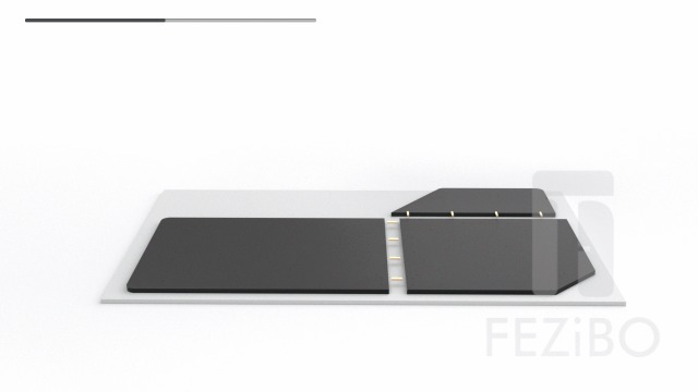 Amazon.co.jp: FEZIBO 昇降デスク スタンディングデスク