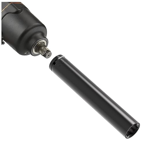 Image of 1 /2 Inch Drive by 17mm Deep Impact Socket, Heat-Treated CR-V Steel 8 Inch Length, 6-Point Metric Sizes