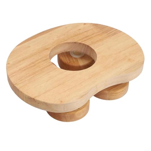 Rotatable Wooden Sauna Headrest Designed to Support the For Neck and Improve Relaxation during Sauna Therapy