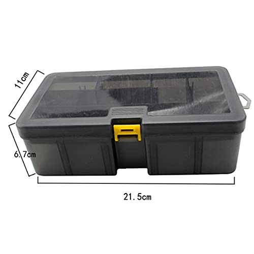 Boîte de pêche double compartiments TY001 transparente pour leurres - 5
