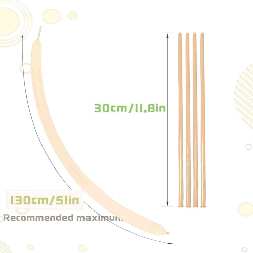 Image of Nude Long Balloons Premium 260 Twisting Animals Magic Balloons for Birthday Kids Wedding Party Supply 100pcs