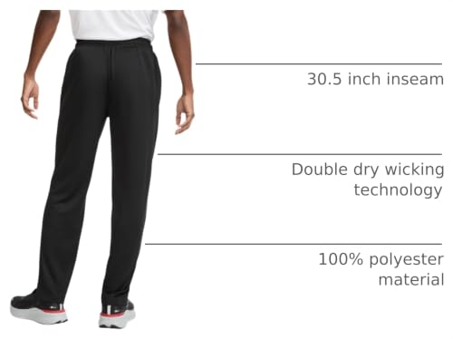 Champion Men's Core Training Sport Pant, Black, Large - image 4