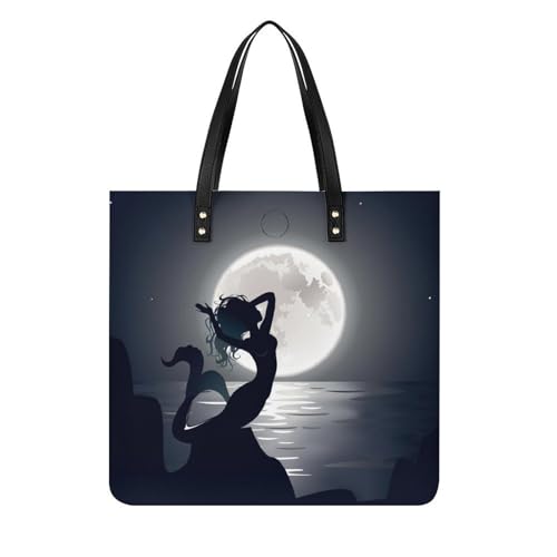 Sac shopper Sirène De Nuit à grand volume carré pour le voyage