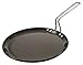 BakeBetter Futura Non-Stick Flat Tava Griddle 10 in. - 4.88mm with Steel Handle