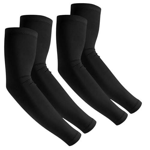 Image of Yuneek Arm Sleeves For Men & Women UV Sun Protection, UPF 50 Cool Arm Hand Cover Unisex For Bike ride,Golf,cricket,cycling,yoga,gym Sports