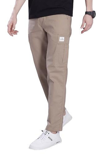 Image of DIVISIVE Men's Loose Fit Linen Blend Cotton Cargo Pants