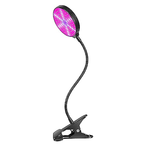 植物育成ライト LED クリップ フルスペクトル USB 15W IP65防水