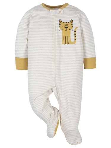 Image of Gerber Baby Boys 4 Pack Sleep 'N Play Footie