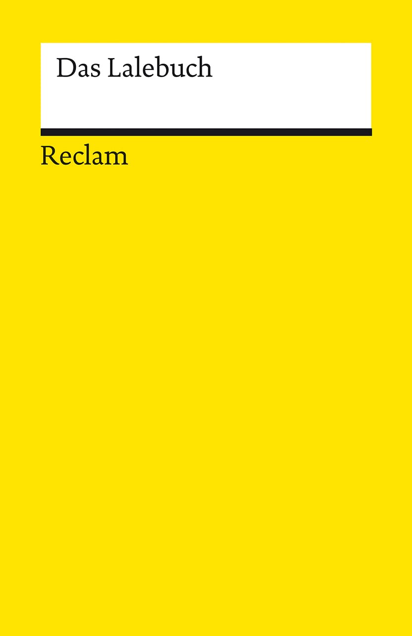 Das Lalebuch. Studienausgabe: Deutsch-Lektüre, Deutsche Klassiker der Literatur - 14335