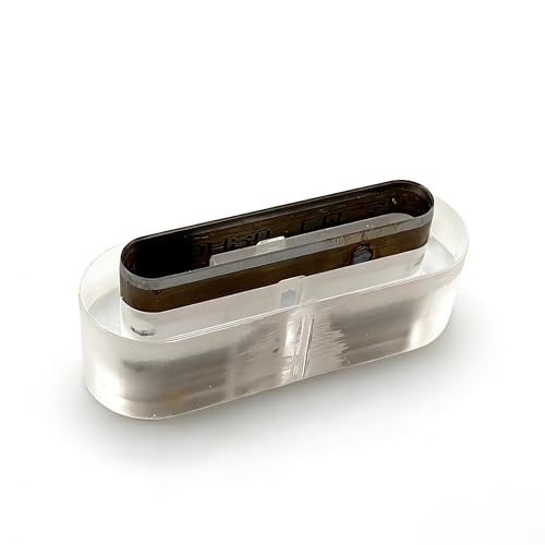 Perforatrice ovale plate pour ceinture en cuir transparent 9x50mm