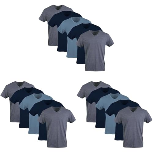 Image of Gildan Men's V-Neck T-Shirts, Multipack, Style G1103