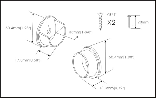 Douille de placard QCAA pour aménager et fixer votre dressing