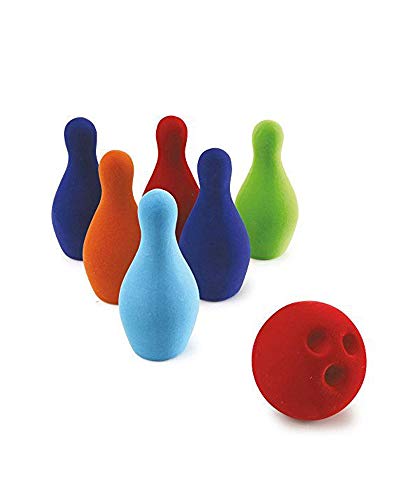 Rubbabu- Gioco di Bowling, Multicolore, R20073