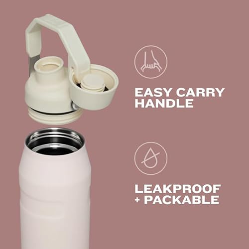 Image of Stanley IceFlow Flip Straw 2.0 Water Bottle 24 OZ | Built-In Straw with Larger Opening | Lightweight & Leak-Resistant | Insulated Stainless Steel | BPA-Free | Frost (Pack of 4)