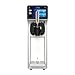 XPW Commercial Ice Cream Machine - 1000W Single Flavor Soft Serve 110V Ice Cream Maker Machine 2.7 to 4 Gal/H Touch LCD display & Auto Clean the Ideal Ice Cream Machine for Bars Restaurants - White