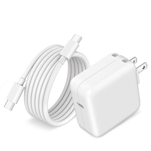 Mac Book Air Charger Apple 30W USB C Power Adapter With 10FT USB C-C Cable Foldable Block Macbook USB C Charger Fast Charging for Macbook Air M5/M4/M3/M2/M1 iPhone 17 Pro Max/16 Pro/15 iPad/Air/Mini
