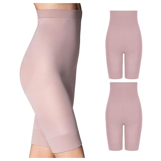 Kit 02 Bermudas Cinta Modeladora Lupo Slim Feminino Adulto | 2 Nude | GG