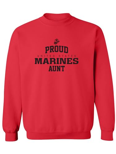 Proud Marines AUNT Crewneck Sweatshirt