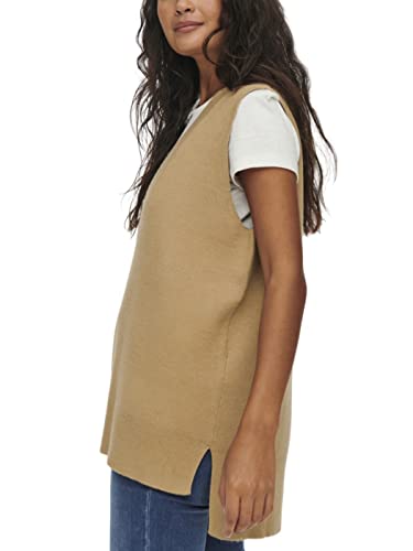 Gilet Donna ONLDALLAS V-Neck Vest KNT, Asino W