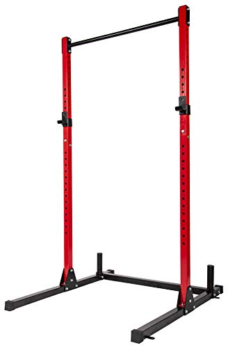 Hulkfit Multi-Function Adjustable Power Rack Exercise Squat Stand With J-Hooks And Other Accessories, Multiple Versions #TOP1