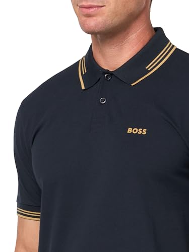 Camiseta polo para hombre BOSS Paul Modern Essential miniatura 3