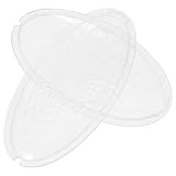 VILLFUL Transparente Lampenschirme für Dunstabzugshauben 1 Paar Ersatz Abdeckungen für Küchenlampen Vielseitige Lichtabdeckungen für Lüftungshauben