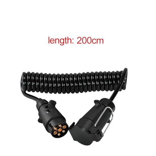 Cable de extensión de remolque 7 pines robusto para una conexión duradera y resistente 7