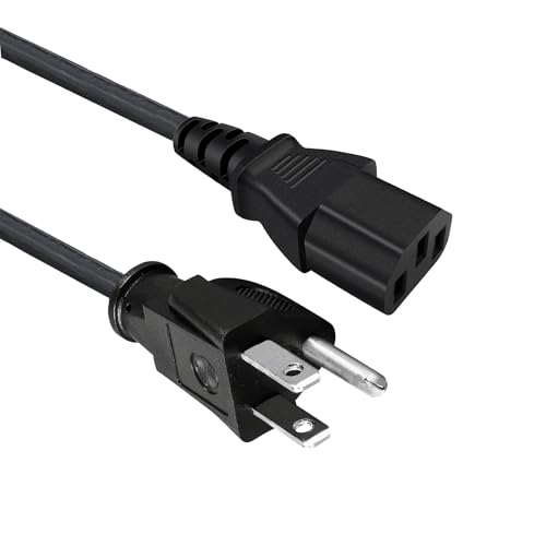 AC Power Cable Replacement for Alienware Aurora R16 R10 R12 R15 Area-51 R10 Gaming Desktop 3 Prong 8ft C13 Cord