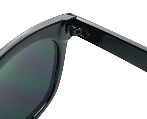 ShadyVEU Super Dark Lens Round Sunglasses Retro Thick Border Frame Spring Hinge UV Protection Migraine Shades4