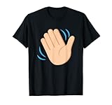Winkendes Handzeichen Handwelle Winkende Hand T-Shirt