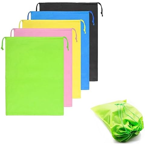 5Pcs Travel Non-Woven Shoe Bags Cover