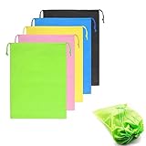 5Pcs Travel Drawstring Shoe Bags,Portable Travel Non-Woven Shoe Packing Organizers Tote Bags Drawstring,Multifunctional Shoe Bag Storage Bags for Men and Women Travel Accessories(5colors