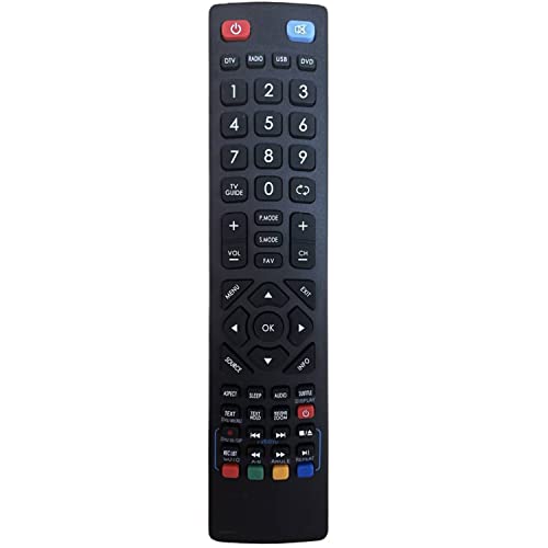Replacement for technika tv remote control Applicable for technika remote control LCD LED 3D HD PVR TVs,No Setup Required