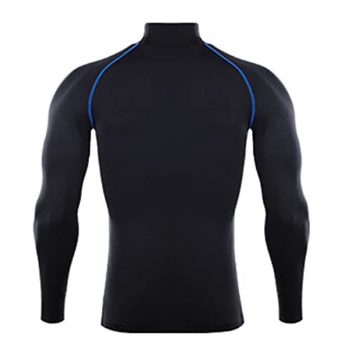 Camisas Masculinas de Compressão, Blusa Esportiva de Manga Comprida Elástica Alta para Treino Atléti