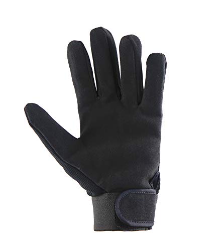 IKleather Skeleton Hand Bones Fingers Motorcycle Biker Mechanic Gloves Work Premium Large Skeleton Hand Bones Fingers Motorcycle Biker (L)