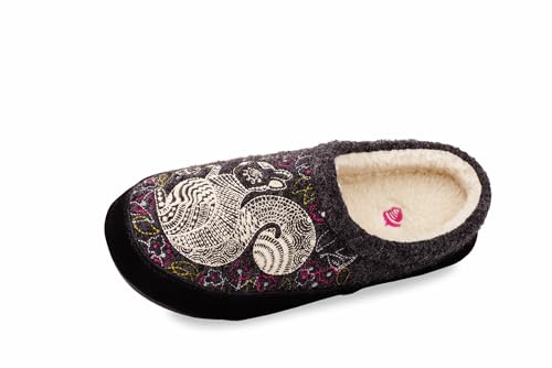 Image of Acorn Womens Slipper with Berber Lining, Suede Siding and Durable Non-Slip Indoor /Outdoor Sole