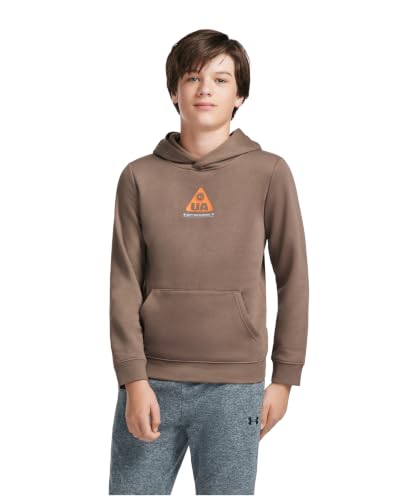 Image of Under Armour Boys' Pullover Hoodie Sweatshirt, Soft & Comfortable Fleece, Outdoor Collection