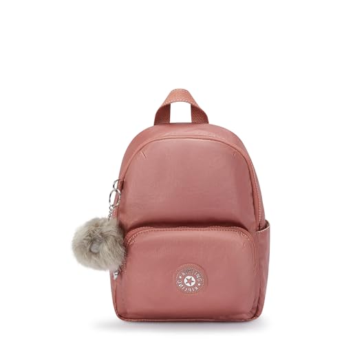 Kipling Zinna Metallic Backpack Metallic Maple