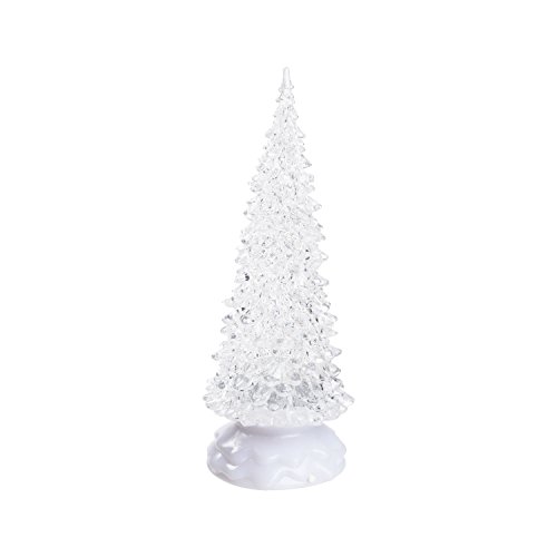Figura luminosa, Albero Natale in ghiaccio acrilico glitter...