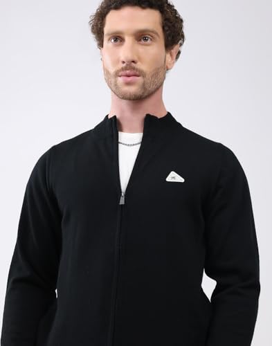 Image of Monte Carlo Men Regular Fit Full Sleeve Solid T Neck Winter Pullover (Pack of 1)