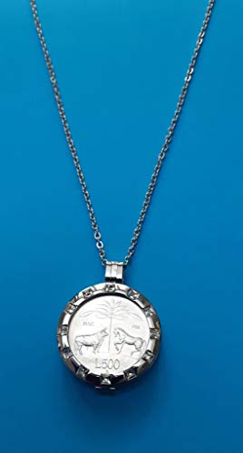 Colgante Virgilio moneda 500 liras plata para transformar looks aburridos 4
