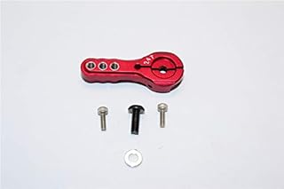Aluminum Servo Horn For 24T Spline Output Shaft 3 Holes Design For Airtronics/Ko/Jr - 1Pc Red