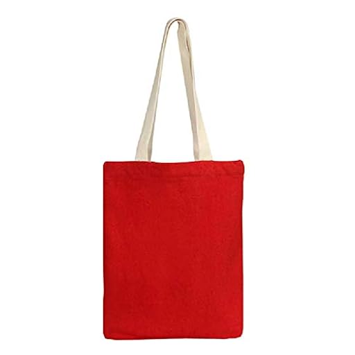 Eono Recycled Cotton Tote Bag, Red