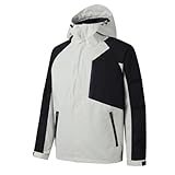 ZUOYIMEI Men Jacket Men Long Sleeve Jacket Men Casual Fashion Sport Hoodie Jacket Men Classic Trend Outdoor Jacket Men Camping Climbing Punching Jacket A-White XXL