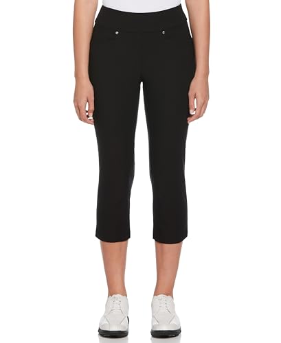 PGA Tour Women’s 22” Pull-On Golf Capri Pants with Tummy