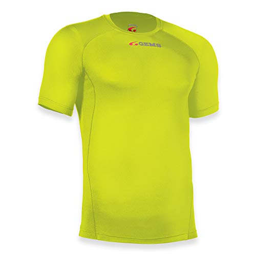 Gems Herren Gamma Thermische Kurzarm-Trikot, Neongelb, L EU