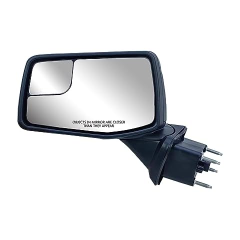 Driver Left Side Door Mirror Textured Back Cover Power Heated Glass Manual Folding without Clearance Light For Chevrolet Silverado 1500 from 2019 to 2024 Cover