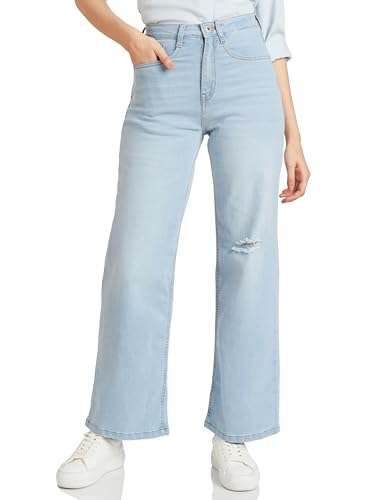 Image of Amazon Brand - Symbol Women's Loose High Rise Jeans (Available in Plus Sizes)