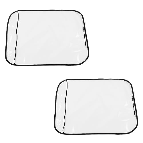 JOCXZI Rear Seat Protector - 2 Seat Covers, Waterproof & Transparent